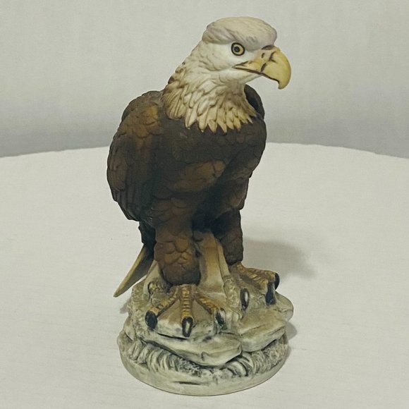 VTG Bald Eagle By Andrea Japan Porcelain Ceramic Figurine Bird Statue By Sadek - Picture 3 of 17